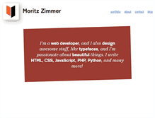 Tablet Screenshot of moritzzimmer.com